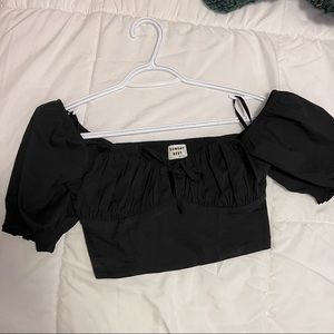 Aritzia Crop Blouse